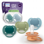 PHILIPS Avent Ultra Soft tutti, le 18 kuu, 4 tk, mitmevrviline (SCF093/08)