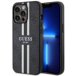 GUESS GUHMP13LP4RPSK iPhone 13 Pro / 13 6,1" tarny/must hardcase 4G trkitud triibud MagSafe
