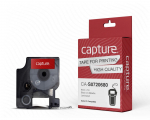 Capture 9mm x 7m Black on White Tape
