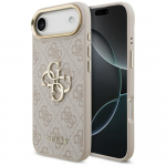 GUESS iPhone'i 17 Air kest GUHCP17M4GMGCPI (PU W/ Big 4G Classic Logo) kuldne roosa