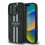 GUESS GUHMP16LP4RPSK iPhone 16 Pro 6.3" tarna/must hardcase 4G trkitud triibud MagSafe
