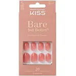 Kiss My Face Bare-But-Better Nails No More Naps - Uml nehty 28 ks