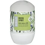 Biobaza, Green Spirit, Natural Ingredients, Refreshing, Green, Deodorant Roll-On, For Women, 50 ml