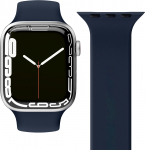 Vonmahlen Vonmhlen Solo Loop silikoonrihm, Apple Watch 42/44/45/49, suurus, tumesinine (AWS00026)
