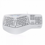 Perixx PERIBOARD-512 II klaviatuur, universaalne USB, QWERTY, inglise keeles, valge