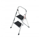 Folding step bench K70 StandardLine | aluminum | 2 steps, safety handle