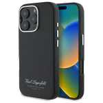 Karl Lagerfeld KLHCP16LPGWCMKHK iPhone 16 Pro 6,3" kvakaaneline tarny/must hotell RSG