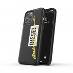 Diesel Valatud mbris tikandiga iPhone 12 Pro Max czarno-limonkowy/must-lime 42508