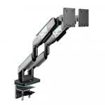 Diablo Chairs Kahekvendi monitori hoidik 35" Diablo RGB X-Arm Dual halli-tummad