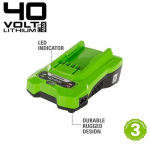 GREENWORKS 2932507 juhtmeta triista aku / laadija Akulaadija