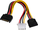 Akyga AKYGA ADAPTER SATA M / SATA F + MOLEX AK-CA-32