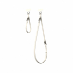 Moshi 2-1 ksiklastrit/keha kinnitusega - Munakivi valge