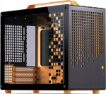 JONSPLUS Arvutikott MATX Handle Case Z20 - must-oran