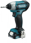 Makita TD110DSMJ prdemomendi mutrivti 1/4 2600 p/min 110 Nm Must, Tuhmroheline 10,8 V