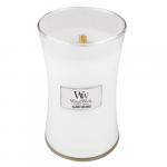 WoodWick Island Coconut scented candle with wooden wick 610g