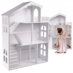 Lulilo LULILO Wooden Three-storey Dollhouse 116cm