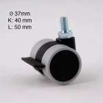 Elfen Ergodeski piduritega rattad Ergodesk Pro raamidele (AV18-0515)