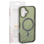 Tecto Shield Desert Mag -kinnitus iPhone 17 6,3" jaoks, tumeroliiv