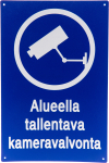 Tammer Brands Oy Mrk, Piirkonda salvestav kaameravalve, 20 x 30 cm, sinine (247382)