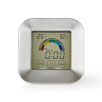 Nedis KATR105SI Digital Thermometer Indoor | Indoor Temperature | Indoor Humidity