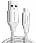 UGREEN Micro USB kaabel QC 3.0 2.4A, 2 meetrit, valge