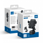 BLUE STAR Tough Lock autohoidja tuuleklaasile must