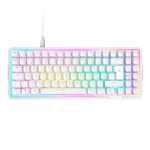 NZXT KB-101NW-DE klaviatuur Gaming USB Saksamaa Valge