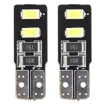 Amio LED CANBUS 4SMD 5730 T10 (W5W) Valge
