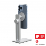 Just Mobile AluDisc Pro nutitelefoni statiiv Reguleeritav magnetiline tlaua statiiv nutitelefonidele ja mobiilseadmetele kuni 8" suurusega, koos MagSa-ga