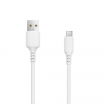Setty USB-kaabel USB-A microUSB / 1m / 2A / valge