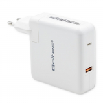 Qoltec Toiteadapter GaN FAST 108W, USB C, valge