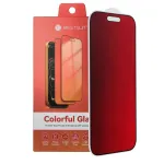 Bestsuit Flexible Hybrid Glass 5D Colorfull Privacy 180 for IPHONE 13/13 Pro/14/16e / 17e (SE 4 2025) magenta