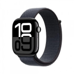 APPLE Watch Series 10 GPS + Cellular 46 mm Jet Black alumiiniumist korpus ja Ink Sport Loop vEstonian: Watch Series 10 GPS + Cellular 46 mm Jet Black alumiiniumist korpus ja Ink Sport Loop v