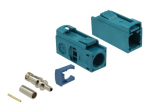 Delock FAKRA Z jack 25 mm (long) for crimping Bl
