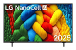 LG NanoCell AI TV NANO 86 2025 Smart TV 81A6A 2,18 m (86) 4K Ultra HD Wi-Fi Must