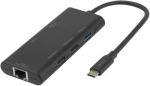 Deltaco USB-C hendusjaam, ks, 1x HDMI, 3x USB-A, RJ45 / USBC-HDMI31 / 1902571