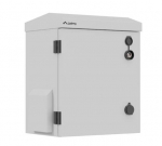 LANBERG 10" IP55 Outdoor Wall/Pole-Mount Rack Cabinet, 320 220 400 mm, Grey (Assembled)