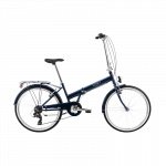 Folding bicycle ROMET Jubilat ECO, blue