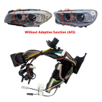 Set of connecting wires for the control unit of the left headlight module for BMW 5 Series F10 F11 F18 GT F07 7305235 TMS AHL links PBT-ASA-GF20 without adaptive function AFS