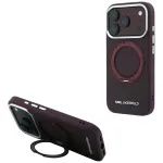 Karl Lagerfeld Case Ring Stand 360 Saffiano Classic Logo MagSafe iPhone 18 Pro Max / 17 Pro Max jaoks