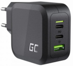 GREEN CELL GaN 65W 2x USB-C 1xUSB-A