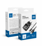 Laadija Blue Star USB A 2A 10W + kaabel USB A USB C TFK-TC-1100B must
