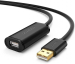 UGREEN US121 pikenduskaabel USB 2.0 5m must