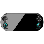 Anbernic Kandev seade RG VITA 64 GB mluga, must