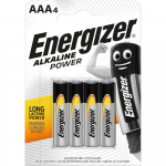 Energizer Battery AAA/LR03 Alkaline Powe 4-pak