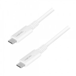 ACC LogiLink USB-C 0,8 m valge