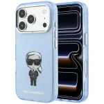 Case Karl Lagerfeld IML Ikonik Sketch Print MagSafe for iPhone 18 Pro Max / 17 Pro Max light blue