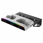 ipega P5S011 Seinastlaotav alus PS5/PS5 Slim/PS5 Pro jaoks koos kaheosaga laadimisdockiga PS5 juhtsidestele