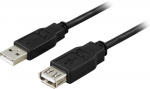 Deltaco USB2-13S USB kabel USB 2.0 3 m USB A Must```