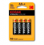 KODAK XTRALIFE ALKALINE AA BATTERY (LR6) 4 PACK